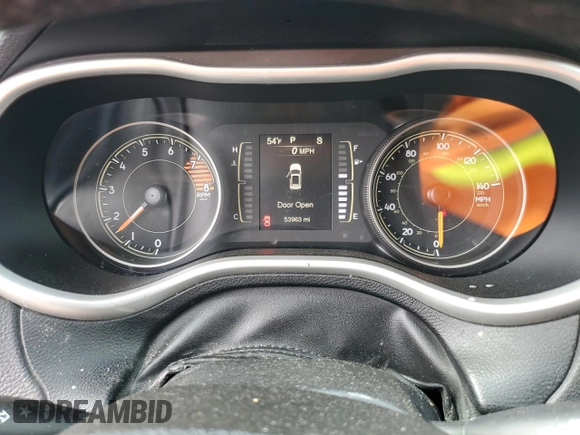 2018 Jeep Cherokee Latitude Plus with VIN 1C4PJMLX7JD502235, listed as a Copart auction lot 58185365 with 53,963 mi miles and Salvage title. Bid and sale history available at DreamBid. Image 9.