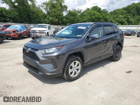 2019 Toyota RAV4 LE with VIN 2T3G1RFV8KW004640, listed as a Copart auction lot 63037085 with 83,961 mi miles and Salvage title. Bid and sale history available at DreamBid. Image 1.