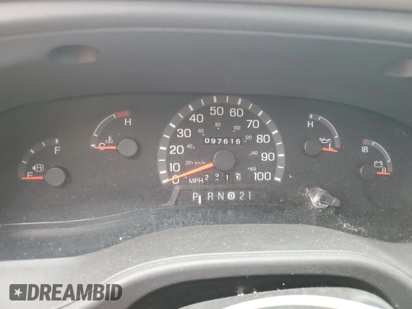 2003 Ford Econoline Passenger XL z VIN 1FBSS31LX3HA79684, wystawiony jako Copart lot #44044715 z przebiegiem 97 616 mil mil oraz Szkoda całkowita • Salvage title. Historia ofert i sprzedaży dostępna na DreamBid. Obrazek 9.