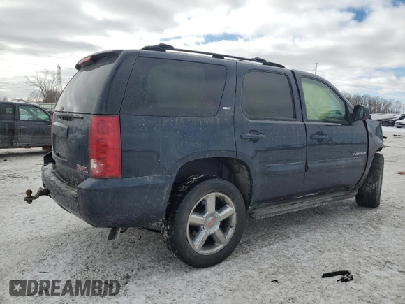 2007 GMC Yukon SLT with VIN 1GKFK13057J282294, listed as a Copart auction lot 46106145 with 0 mi miles and Salvage Title. Bid and sale history available at carsss.com. Image 3.
