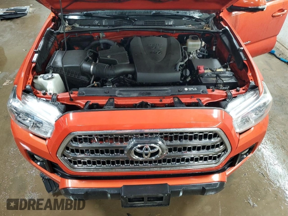 2017 Toyota Tacoma SR5 with VIN 3TMCZ5AN3HM073107, listed as a Copart auction lot 50104575 with 93,942 mi miles and Salvage Title. Bid and sale history available at carsss.com. Image 11.