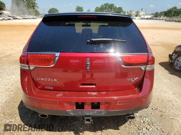 2013 Lincoln MKX with VIN 2LMDJ6JK9DBL19743, listed as a Copart auction lot 69580214 with 180,695 mi miles and Salvage Title. Bid and sale history available at DreamBid. Image 6.