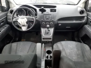 2013 Mazda 5 Touring with VIN JM1CW2CLXD0153519, listed as a Copart auction lot 48954545 with Not Provided miles and Salvage Title. Bid and sale history available at carsss.com. Image 8.