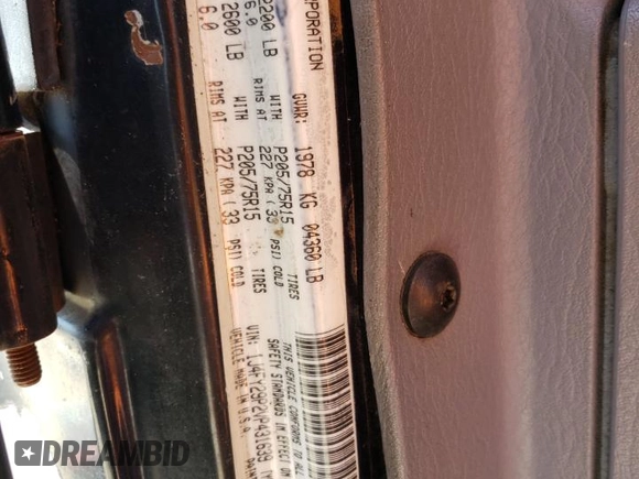 1997 Jeep Wrangler SE with VIN 1J4FY29P2VP431639, listed as a Copart auction lot 61222754 with 225,081 mi miles and Salvage Title. Bid and sale history available at carsss.com. Image 13.