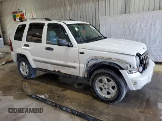 2006 Jeep Liberty Limited with VIN 1J4GL58K26W169185, listed as a Copart auction lot 55209035 with 123,186 mi miles and Salvage Title. Bid and sale history available at carsss.com. Image 4.