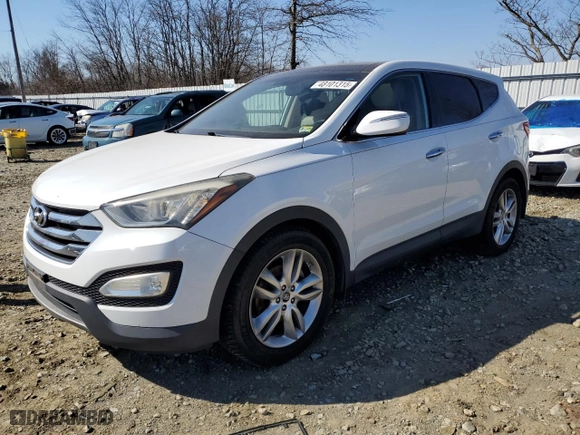 2013 Hyundai Santa Fe 2.0T Sport with VIN 5XYZWDLA6DG068014, listed as a Copart auction lot 48101315 with 98,892 mi miles and Salvage Title. Bid and sale history available at carsss.com. Image 1.