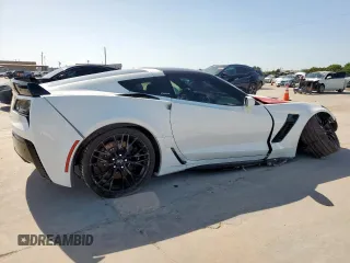 2018 Chevrolet Corvette Z06 2LZ with VIN 1G1YS2D68J5600351, listed as a Copart auction lot 65557335 with 51,872 mi miles and Clean title. Bid and sale history available at DreamBid. Image 3.