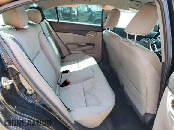 2014 Honda Civic LX z VIN 19XFB2F55EE266762, wystawiony jako Copart lot #56137175 z przebiegiem 147 026 mil mil oraz Szkoda całkowita • Salvage title. Historia ofert i sprzedaży dostępna na DreamBid. Obrazek 10.