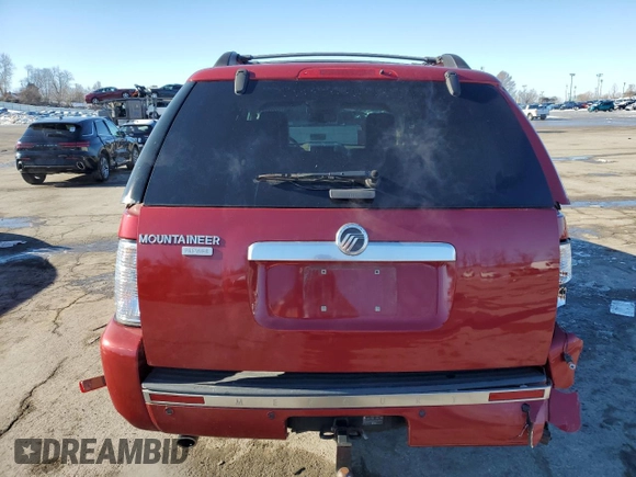 2009 Mercury Mountaineer Premier with VIN 4M2EU38E89UJ03002, listed as a Copart auction lot 88866765 with 106,779 mi miles and Salvage Title. Bid and sale history available at carsss.com. Image 6.