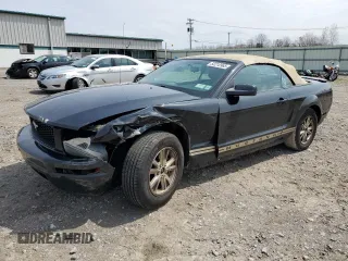 2007 Ford Mustang Deluxe with VIN 1ZVFT84N875365994, listed as a Copart auction lot 53210965 with 170,112 mi miles and Salvage Title. Bid and sale history available at carsss.com. Image 1.