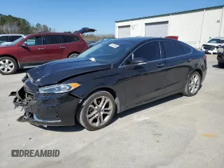 2019 Ford Fusion SEL with VIN 3FA6P0CD9KR270731, listed as a Copart auction lot 46857665 with 89,232 mi miles and Salvage Title. Bid and sale history available at carsss.com. Image 1.