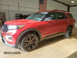 2022 Ford Explorer ST z VIN 1FM5K8GC7NGA62827, wystawiony jako Copart lot #57839355 z przebiegiem 29 800 mil mil oraz Czysty tytuł • Clean title. Historia ofert i sprzedaży dostępna na DreamBid. Obrazek 1.