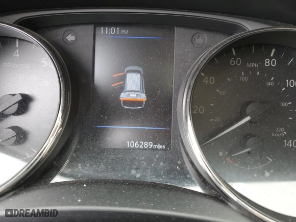 2019 Nissan Rogue SV with VIN JN8AT2MV5KW390966, listed as a Copart auction lot 47286425 with 106,289 mi miles and Salvage Title. Bid and sale history available at carsss.com. Image 9.
