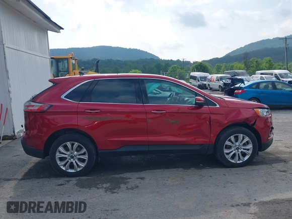 2022 Ford Edge Titanium with VIN 2FMPK4K94NBA43561, listed as a IAAI auction lot 42445617 with 44,029 mi miles and . Bid and sale history available at DreamBid. Image 13.