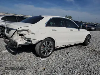 2019 Mercedes-Benz C 300 with VIN 55SWF8DB2KU304145, listed as a Copart auction lot 53877185 with 74,855 mi miles and Salvage Title. Bid and sale history available at DreamBid. Image 3.