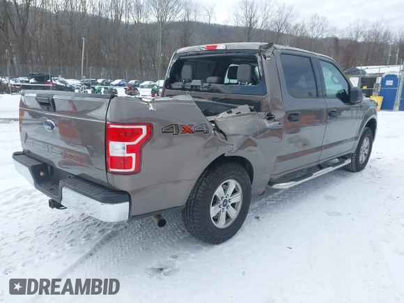 2018 Ford F-150 XL with VIN 1FTEW1EB6JFC63953, listed as a IAAI auction lot 41304091 with 74,636 mi miles. Bid and sale history available at carsss.com. Image 4.