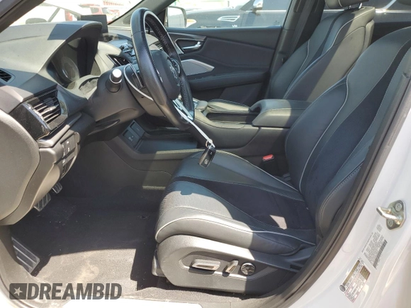 2020 Acura RDX w/A-Spec Pkg with VIN 5J8TC2H68LL029033, listed as a Copart auction lot 55519735 with 45,590 mi miles and Salvage title. Bid and sale history available at DreamBid. Image 7.