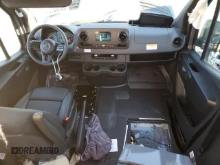 2023 Mercedes-Benz Sprinter with VIN W1Y4NBHY9PT139900, listed as a Copart auction lot 89382725 with 2,836 mi miles and Salvage Title. Bid and sale history available at DreamBid. Image 8.
