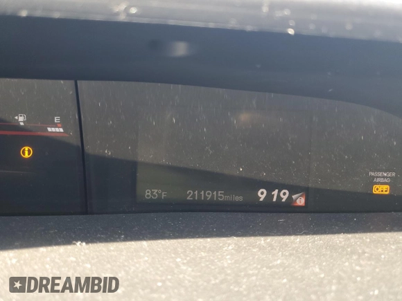 2013 Honda Civic Si with VIN 2HGFB6E58DH705837, listed as a Copart auction lot 62189265 with 211,915 mi miles and Salvage title. Bid and sale history available at DreamBid. Image 9.