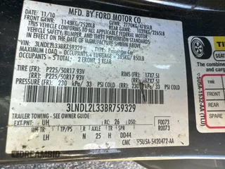 2011 Lincoln MKZ Hybrid with VIN 3LNDL2L33BR759329, listed as a Copart auction lot 79905994 with 131,927 mi miles and Clean Title. Bid and sale history available at carsss.com. Image 10.