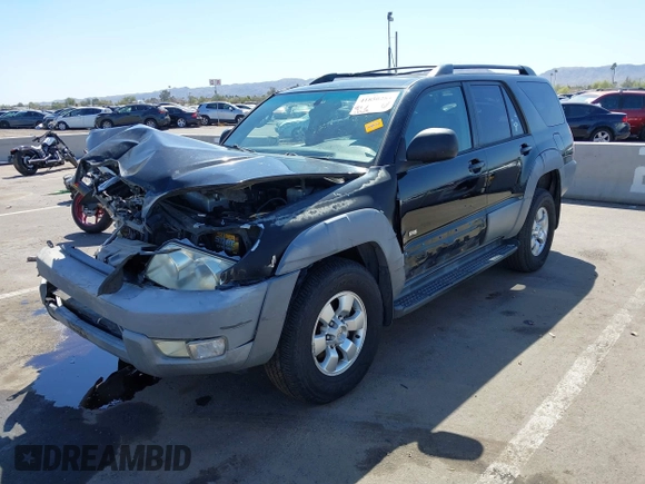 2003 Toyota 4Runner SR5 with VIN JTEZT14R030007432, listed as a IAAI auction lot 41850284 with 174,108 mi miles. Bid and sale history available at carsss.com. Image 2.