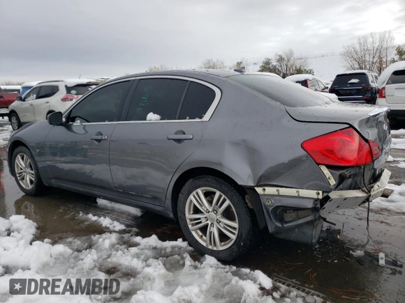 2015 Infiniti Q40 with VIN JN1CV6AR3FM521846, listed as a Copart auction lot 79340044 with 126,702 mi miles and Salvage Title. Bid and sale history available at carsss.com. Image 2.
