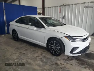 2025 Volkswagen Jetta Sport z VIN 3VWBX7BU5SM059183, wystawiony jako Copart lot #58970165 z przebiegiem 3 443 mil mil oraz Czysty tytuł • Clean title. Historia ofert i sprzedaży dostępna na DreamBid. Obrazek 4.