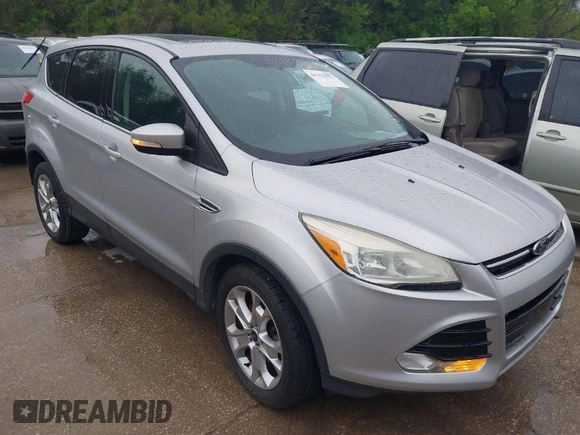 2013 Ford Escape SEL with VIN 1FMCU0H99DUC72013, listed as a IAAI auction lot 41952599 with 177,081 mi miles. Bid and sale history available at carsss.com. Image 1.