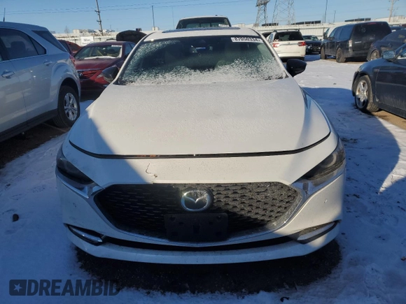 2023 Mazda 3 Premium Plus with VIN 3MZBPBEY5PM381086, listed as a Copart auction lot 87050334 with 35,698 mi miles and Salvage Title. Bid and sale history available at DreamBid. Image 5.