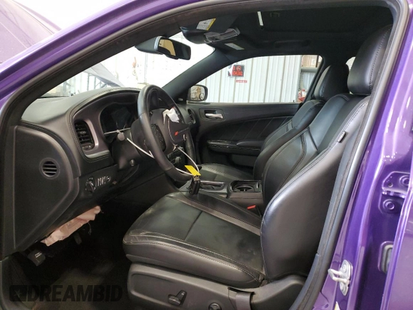 2019 Dodge Charger SXT with VIN 2C3CDXJG5KH520588, listed as a Copart auction lot 54910605 with 58,430 mi miles and Salvage Title. Bid and sale history available at DreamBid. Image 7.