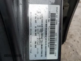 2012 Mazda 3 GX with VIN JM1BL1KF6C1541754, listed as a Copart auction lot 45669125 with 107,214 mi miles and Clean Title. Bid and sale history available at carsss.com. Image 12.