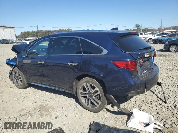 2018 Acura MDX w/Advance/Entertainment Pkg with VIN 5J8YD4H98JL004106, listed as a Copart auction lot 76923764 with 105,349 mi miles and Salvage Title. Bid and sale history available at carsss.com. Image 2.