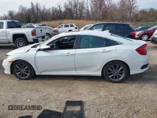 2019 Honda Civic Sedan EX with VIN 19XFC1F34KE018682, listed as a IAAI auction lot 41843545 with 73,992 mi miles. Bid and sale history available at carsss.com. Image 14.
