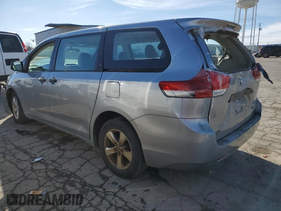 2013 Toyota Sienna L with VIN 5TDZK3DCXDS376215, listed as a Copart auction lot 49269855 with 215,558 mi miles and Clean Title. Bid and sale history available at carsss.com. Image 2.