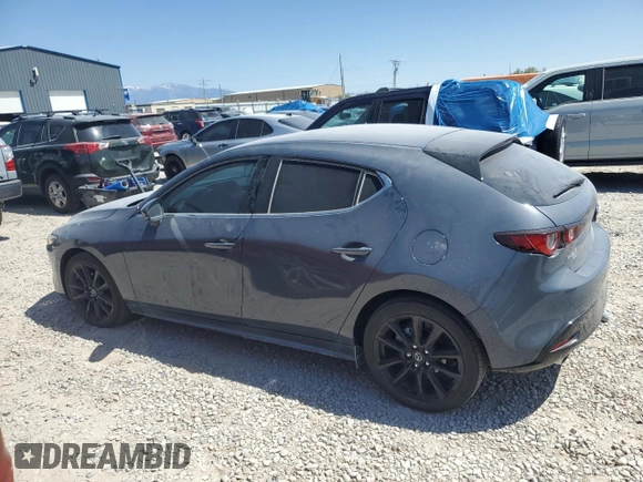 2024 Mazda 3 S Carbon Edition with VIN JM1BPBLM4R1714705, listed as a Copart auction lot 60755095 with 1,879 mi miles and Salvage title. Bid and sale history available at DreamBid. Image 2.