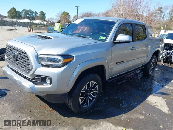 2023 Toyota Tacoma 4WD SR with VIN 3TYCZ5AN7PT122067, listed as a IAAI auction lot 41624047 with 27,483 mi miles. Bid and sale history available at carsss.com. Image 17.