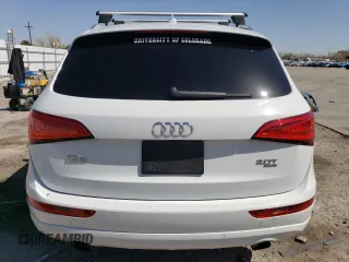 2014 Audi Q5 Premium Plus with VIN WA1LFAFPXEA057288, listed as a Copart auction lot 52636095 with 133,401 mi miles and Salvage Title. Bid and sale history available at carsss.com. Image 6.