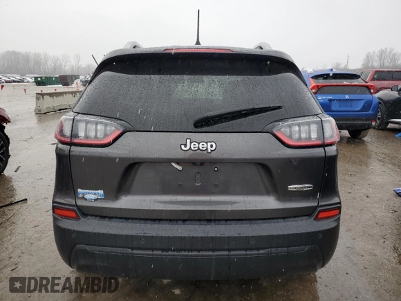 2020 Jeep Cherokee Latitude Plus with VIN 1C4PJLLB1LD535782, listed as a Copart auction lot 44261835 with 47,638 mi miles and Clean Title. Bid and sale history available at carsss.com. Image 6.