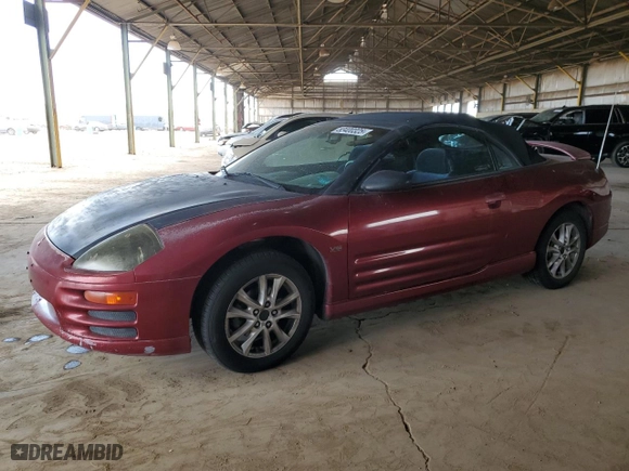 2001 Mitsubishi Eclipse GT with VIN 4A3AE85H11E204181, listed as a Copart auction lot 53400325 with 173,977 mi miles and Clean Title. Bid and sale history available at carsss.com. Image 1.