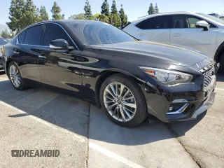 2019 Infiniti Q50 Luxe с VIN JN1EV7AP9KM541235, выставлен на аукционе Copart как лот 52460525 с пробегом 48 183 миль миль и Списание • Salvage title. История ставок и продаж доступна на DreamBid. Изображение 4.