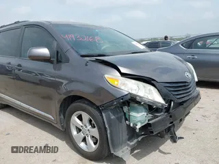 2013 Toyota Sienna LE AAS with VIN 5TDKK3DC1DS392577, listed as a IAAI auction lot 41932168 with 90,643 mi miles and . Bid and sale history available at DreamBid. Image 6.