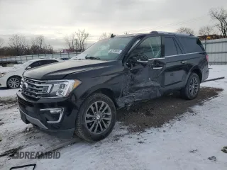 2021 Ford Expedition Max Limited with VIN 1FMJK2AT2MEA26588, listed as a Copart auction lot 45558805 with 94,264 mi miles and Salvage Title. Bid and sale history available at DreamBid. Image 1.