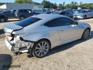 2015 Lexus RC 350 with VIN JTHSE5BC5F5002478, listed as a Copart auction lot 69743824 with 100,098 mi miles and Salvage Title. Bid and sale history available at carsss.com. Image 3.