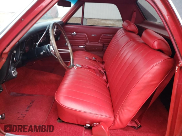 1969 Chevrolet El Camino z VIN 136809K399396, wystawiony jako Copart lot #47485145 z przebiegiem 46 439 mil mil oraz Czysty tytuł • Clean title. Historia ofert i sprzedaży dostępna na DreamBid. Obrazek 7.