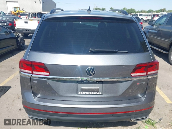 2022 Volkswagen Atlas SE with VIN 1V2KP2CA6NC524326, listed as a IAAI auction lot 42546660 with 37,406 mi miles and . Bid and sale history available at DreamBid. Image 16.