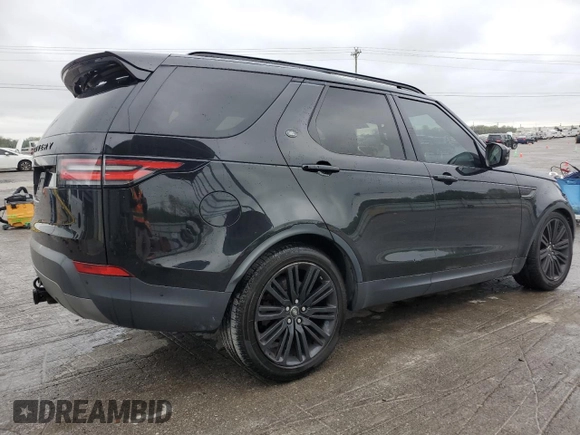 2017 Land Rover Discovery HSE Luxury with VIN SALRHBBV6HA025441, listed as a Copart auction lot 52100395 with 91,179 mi miles and Salvage Title. Bid and sale history available at carsss.com. Image 3.