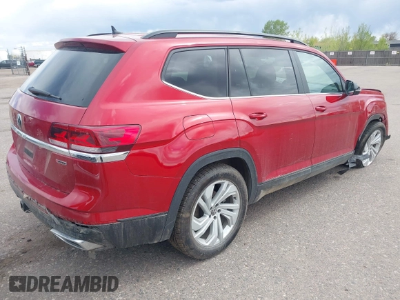 2021 Volkswagen Atlas SE z VIN 1V2HR2CAXMC574861, wystawiony jako IAAI lot #42139105 z przebiegiem 61 098 mil mil oraz . Historia ofert i sprzedaży dostępna na DreamBid. Obrazek 4.