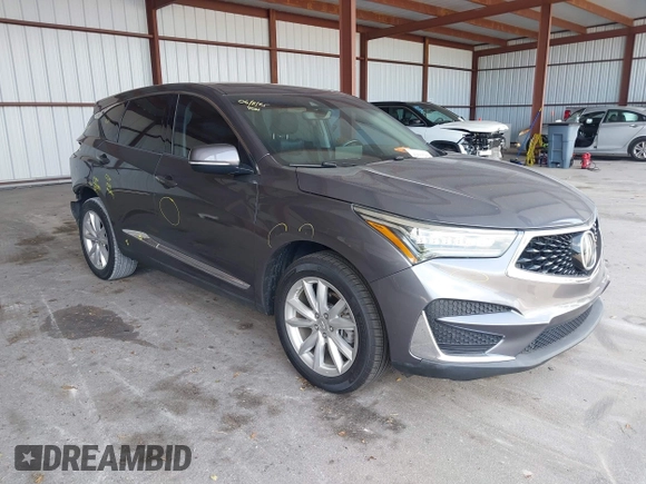 2019 Acura RDX with VIN 5J8TC1H35KL023138, listed as a IAAI auction lot 42533262 with 42,126 mi miles and . Bid and sale history available at DreamBid. Image 1.