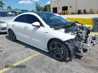 2023 Mercedes-Benz CLA 35 AMG with VIN W1K5J5BB3PN415329, listed as a IAAI auction lot 42803125 with 609 mi miles and . Bid and sale history available at DreamBid. Image 1.