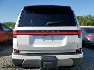 2024 Lexus GX with VIN JTJTBCDX2R5003799, listed as a Copart auction lot 53557315 with 736 mi miles and Salvage Title. Bid and sale history available at carsss.com. Image 6.